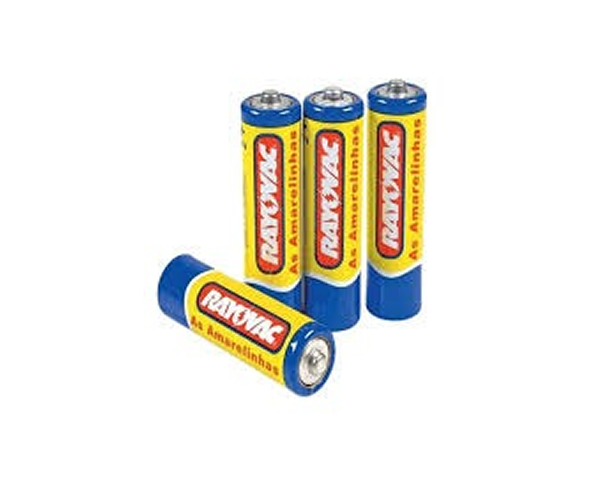 PILHA PALITO AAA COM 4 UNIDADES - RAYOVAC